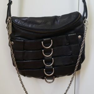 Botkier black leather crossbody